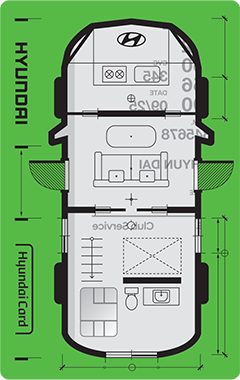 @ 카드 앞면 - Hyundai Mobility Platinum카드