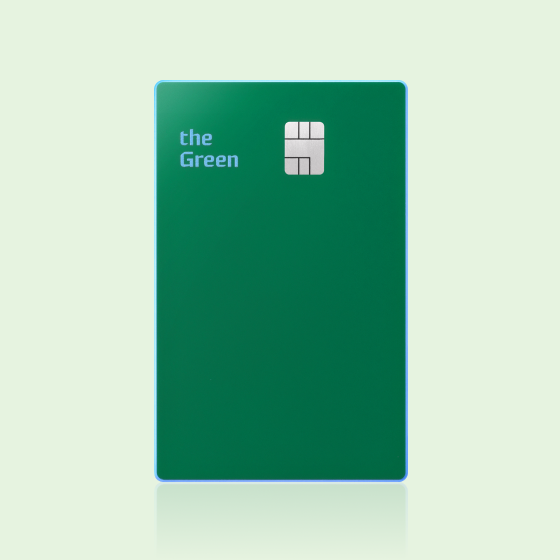 the Green Edition3<br>신규 회원 연회비 캐시백 이벤트